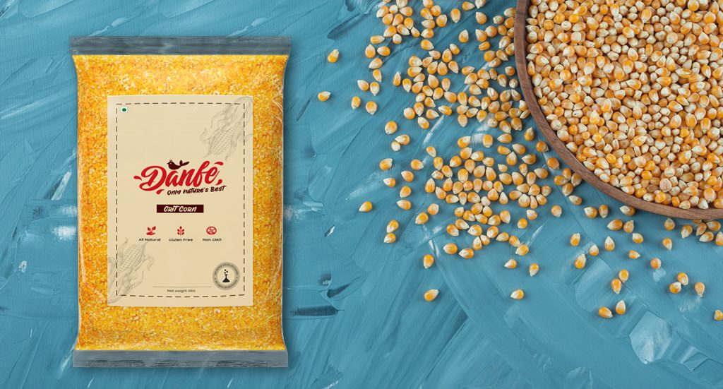 Pack of Danfe corn grits flour 